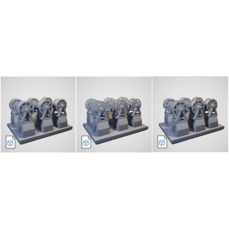 Larsenal 3D 400 019 1:400 reels x36