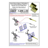 Aber S 1:200 L-03 – US 20 canons 20 mm L/70 Oerlikon Mk.10