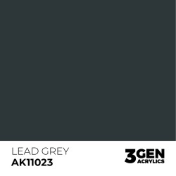 Ak interative	AK11023	Peinture Acrylique 3g Gris Plomb 17ml