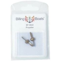 Billing boat	BF-0040	Hélices bipale plastique m2 x 28mm (2pcs)