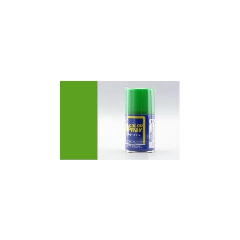Hobby/Gunze	S64	 Spray colorant jaune vert (100ml)
