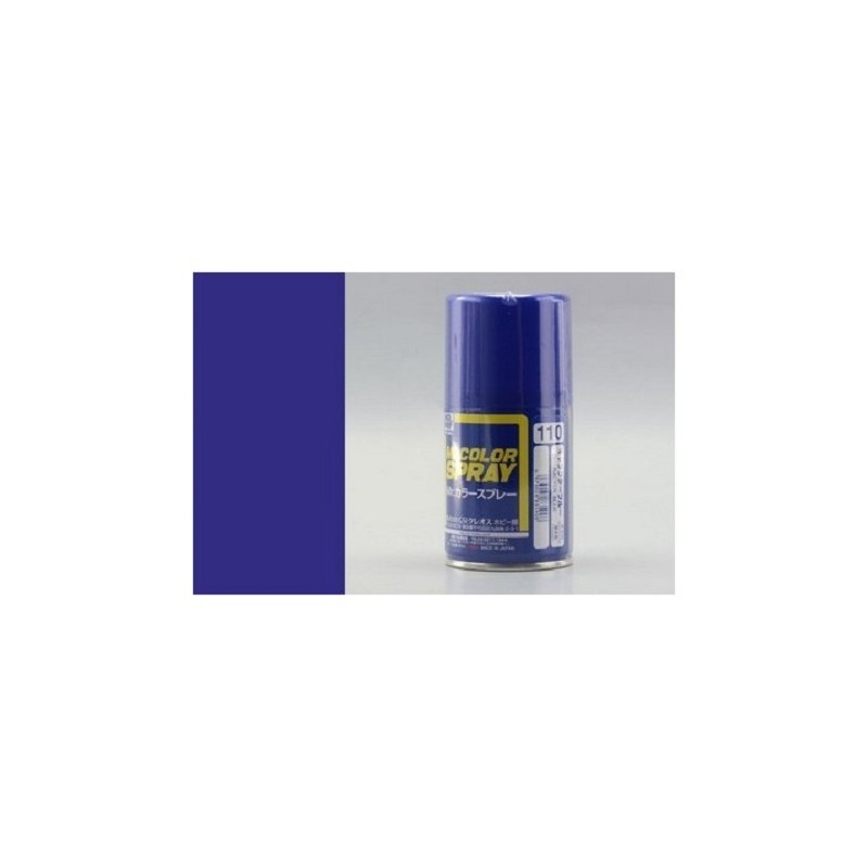 Hobby/Gunze	S110	 Spray colorant Character Bleu100ml)
