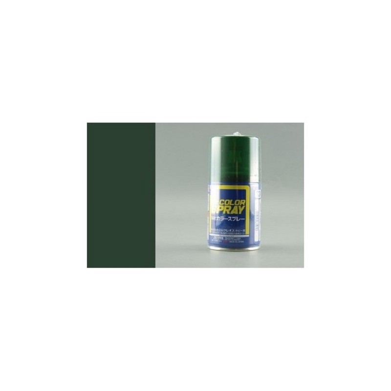 Hobby/Gunze	S124	 Spray colorant Vert foncé Mitsubishi (100ml)