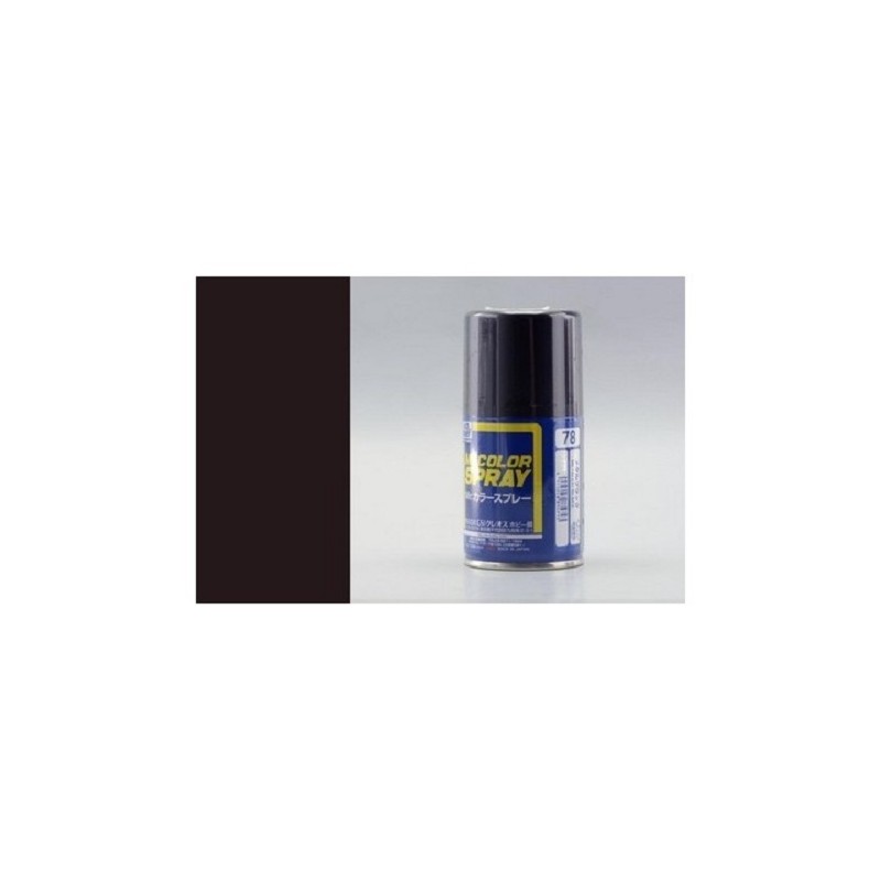 Hobby/Gunze	S78	 Spray colorant Metal noir (100ml)