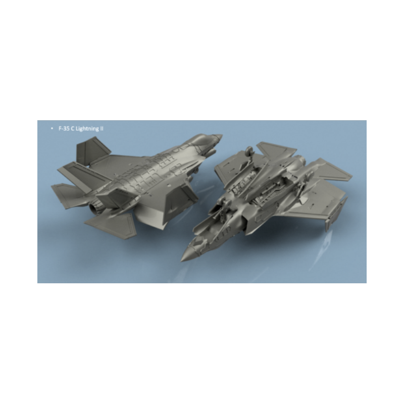 Larsenal	3D 700 147	1:700 F-35 C Lightning II folded wings x5 - 3D printed