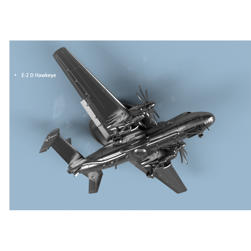 Larsenal 3D 700 204 1:700 E-2 D Hawkeye unfolded wings x2 - 3D printed