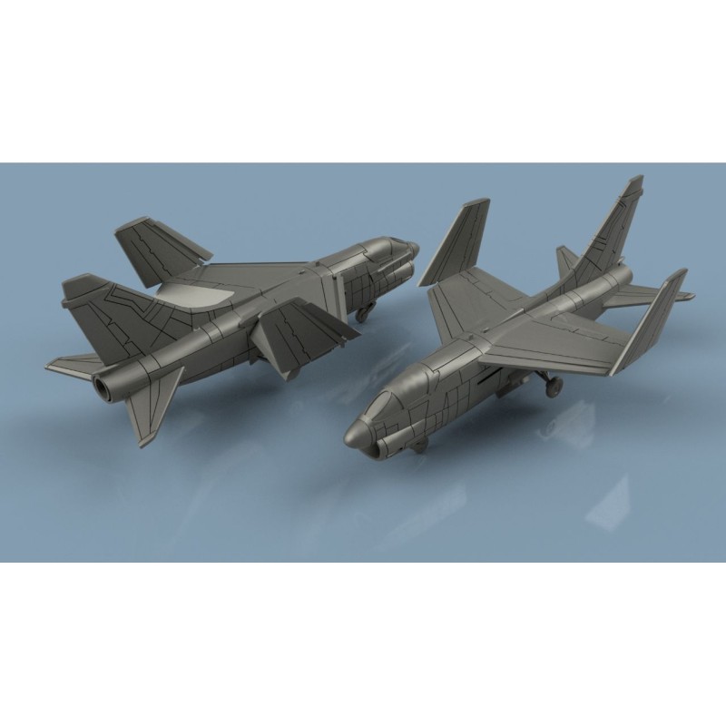 Larsenal 3D 700 161 1:700 F-4 J Phantom II wings folded x5 - 3D printing