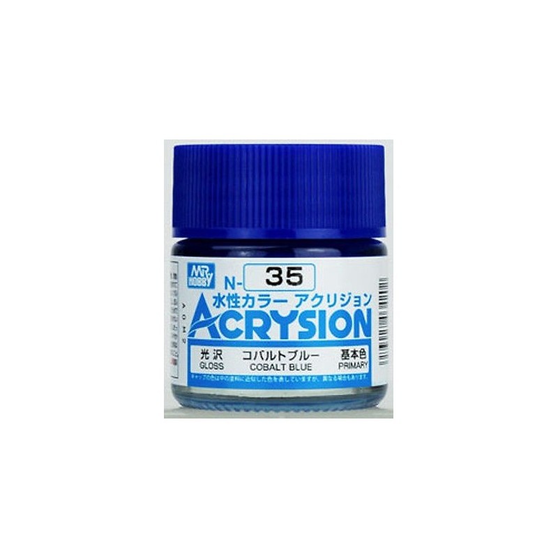 Hobby/Gunze N35 ACRYSION (10 ML) Bleu Cobalt