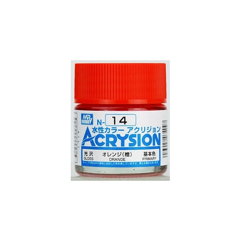 Hobby/Gunze N14 ACRYSION (10 ML) Orange