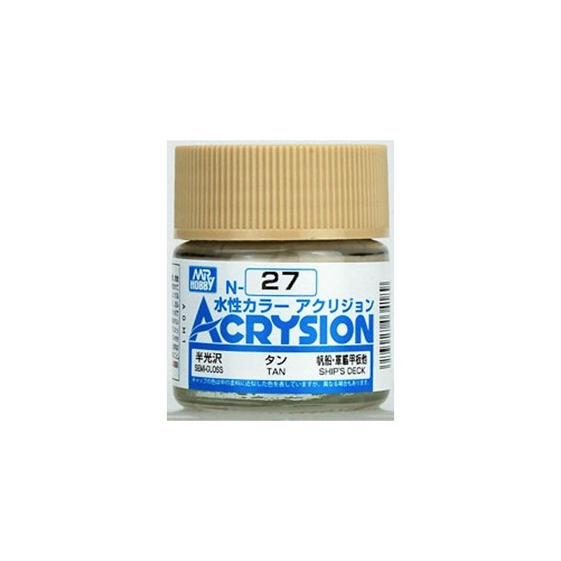 Hobby/Gunze N27 ACRYSION (10 ML) Tan