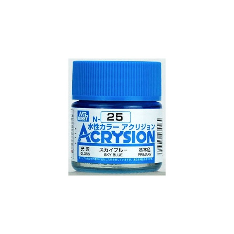 Hobby/Gunze	N25	ACRYSION (10 ML) Ciel bleu