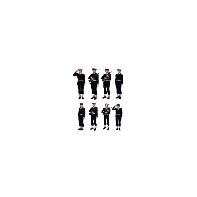 Larsenal 3P 350 003 Marins et Officiers garde d'honneur 80 pcs