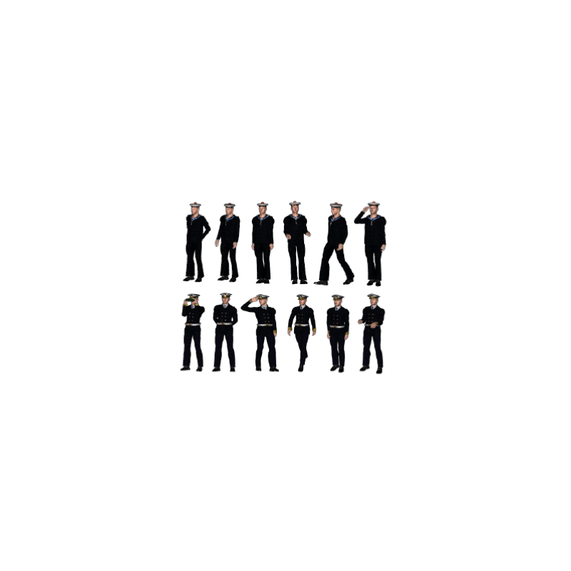 Larsenal	3P 350 004	Marins et Officiers tenue de sortie 80pcs