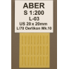 Aber	S 1:200 L-03	 US 20 canons 20 mm L/70 Oerlikon Mk.10
