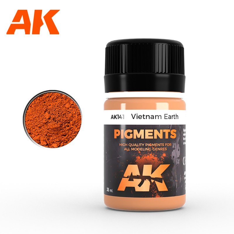 Ak Interactive Ak141 Pigments Terre Vietnam 35ml