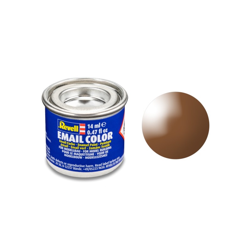 Revell 32180 – Email Color Brun Brillant RAL 8003 14 ml – Peinture Modélisme et Maquettes