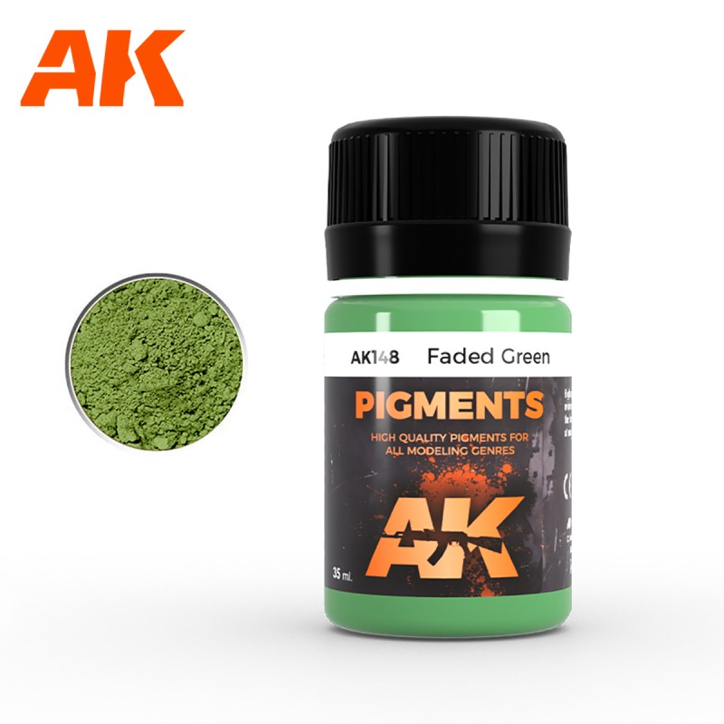 Ak Interactive Ak148 Pigments Vert Délavé 35ml