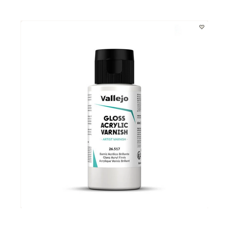Vallejo 26,517 Vernis Acrylique Brillant 60 ml - Modélisme, Figurines et Maquettes
