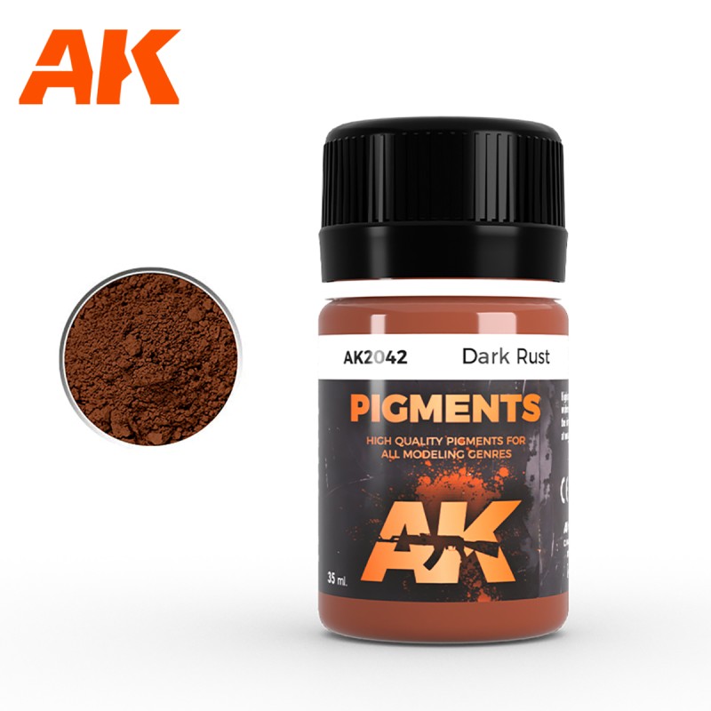 Ak Interactive Ak2042 Pigments Rouille Foncée 35ml