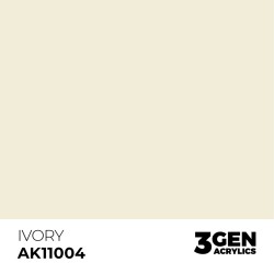 AK Interactive AK11004 – Peinture Acrylique Ivoire – 17 ml