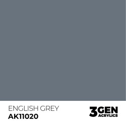 AK Interactive AK11020 – Peinture Acrylique Gris Anglais – 17 ml