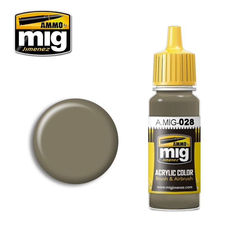 AMMO MIG 028 – RAL 7050 F7 Gris Beige Allemand – 17 ml