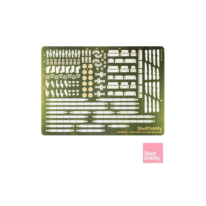 Shelf Oddity SO700037 – Jeu de Gréements Ultra‑Fins & Équipements de Mât IJN (1 :700)