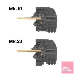 Shelf Oddity SO700185 – Affûts USN 5″/25 Cal Simple Mark 19 (1:700)