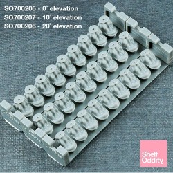 Shelf Oddity SO700207 – Sacs anti-éclats USN pour canons de 406 mm – élévation 10° (1:700)