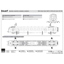 Jouef HO RGP X et XR – HJ2419-12 – Accessoires de Carrosserie remorque