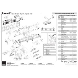 Jouef HO BB66000 – HJ2442-11 – Chasse pierre