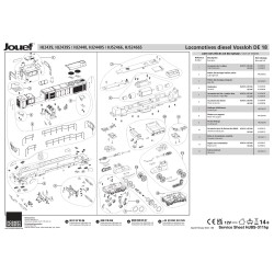 Jouef HO DE18 – HJ2439-06 –...