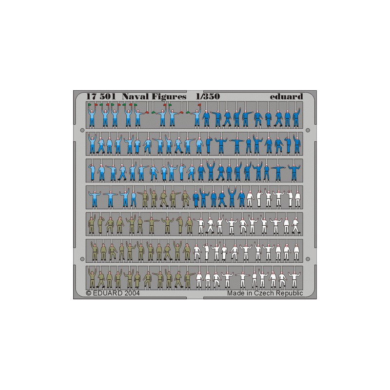 Eduard 17501 - Personnages  Naval 1/350