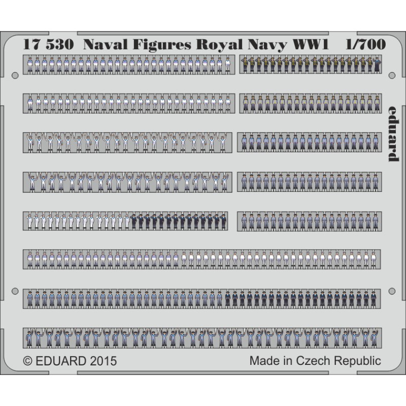 Eduard 17530 - Personnages Naval de la Royal navy 1/700