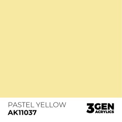 AK Interactive AK11036 – Peinture Acrylique Jaune Pastel (17 ml)