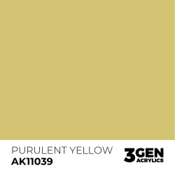 AK Interactive AK11039 – Peinture Acrylique Jaune Purulent (17 ml)