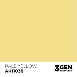 AK Interactive AK11038 - Peinture Acrylique Jaune Pâle (17 ml)