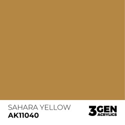 AK Interactive AK11040 – Peinture Acrylique Jaune Sahara (17 ml)