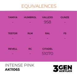 AK Interactive AK11065 – Peinture Acrylique Rose Intense – 17 ml