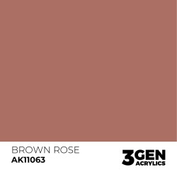 AK Interactive AK11063 – Peinture Acrylique Rose Marron – 17 ml