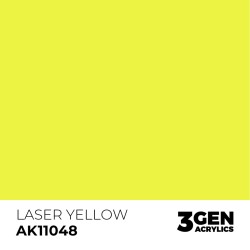 AK Interactive AK11048 – Peinture Acrylique Jaune Laser (17 ml)