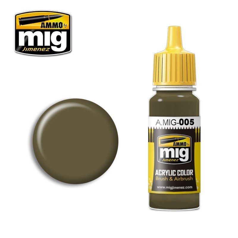 AMMO MIG 085 – RAL 7008 Gris – 17 ml