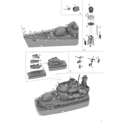 NikoModel 7119 – USS Absecon (AVP-23) 1943 (1/700) – Maquette Résine