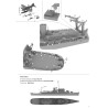 NikoModel 7119 – USS Absecon (AVP-23) 1943 (1/700) – Maquette Résine