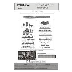 NikoModel 7126 – German Torpedo Boat T23 (Type 1939) Le Havre 1943 (1/700) – Maquette Résine