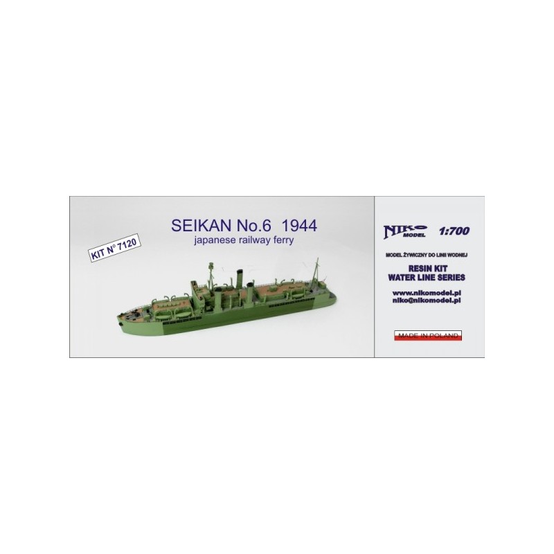NikoModel 7120 – Seikan N°6 1944 (1/700) – Maquette Résine