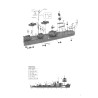 NikoModel 7115 – German Torpedo-Boat Type 37 T18 1941(1/700) – Maquette Résine