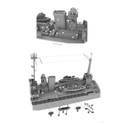 NikoModel 7118 – USS Barnegat (AVP-10) 1941(1/700) – Maquette Résine