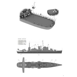NikoModel 7118 – USS Barnegat (AVP-10) 1941(1/700) – Maquette Résine