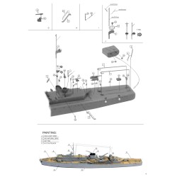 NikoModel 7116 – U-Boat Tender Ship Waldemar Kophamel 1942 1(1/700) – Maquette Résine
